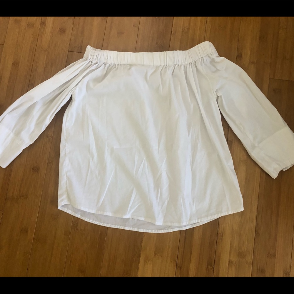 White off the shoulder blouse
